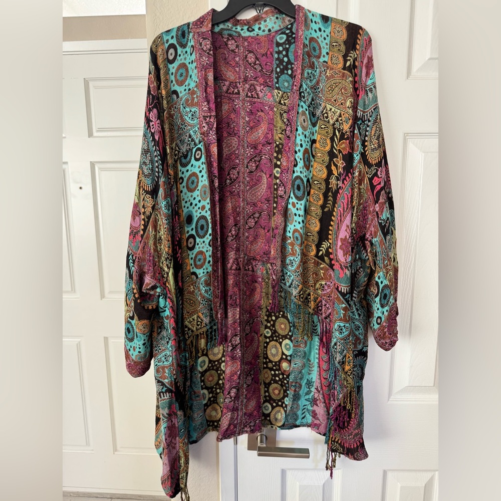 Colorful Bohemian Kimono